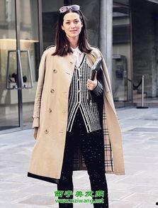 女明星风衣街拍,女明星风衣街拍潮流解析