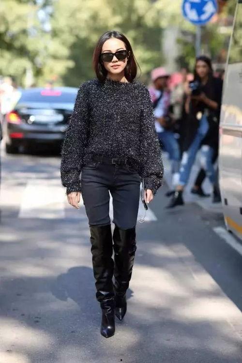 明星黑裤子的搭配,黑裤子搭配指南，演绎时尚魅力